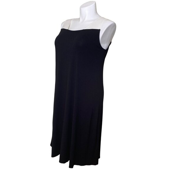 Eileen Fisher Firefly Viscose Jersey Dress w/ Back Cutout, Women's Size L - Picture 9 of 12